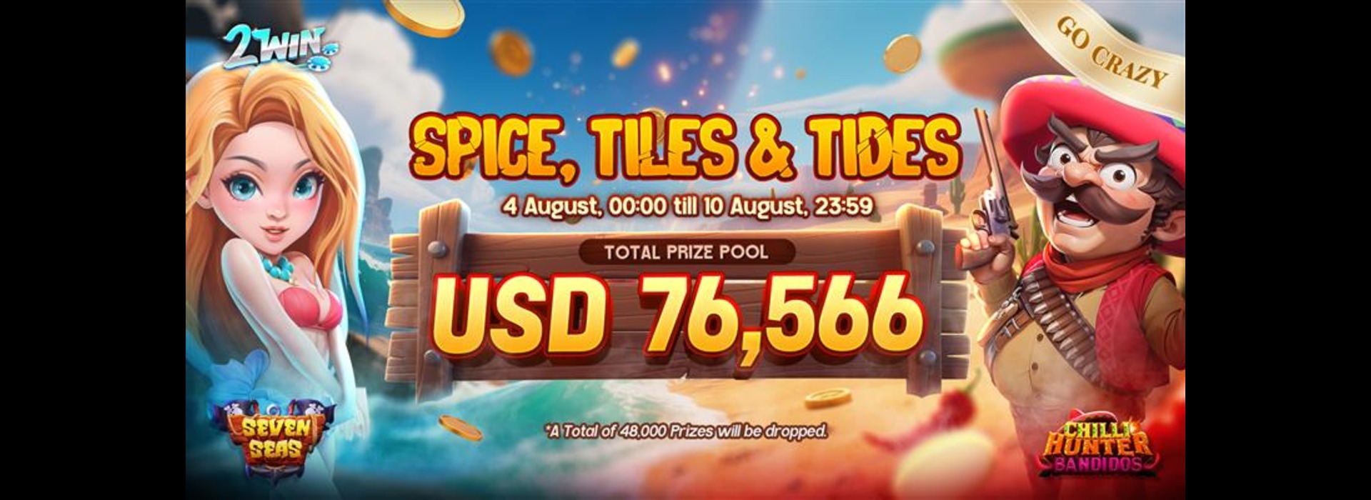 Spice, Tiles & Tides : 2Win Go-Crazy Competition